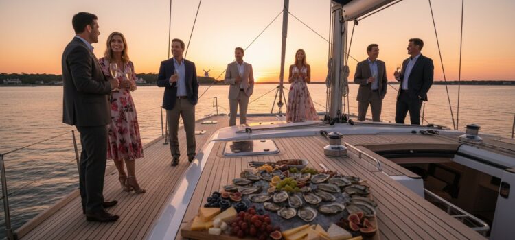Catered Yacht Party in the Hamptons: The 2026 Guide to Gourmet Maritime Events Catered Yacht Party in the Hamptons: The 2026 Guide to Gourmet Maritime Events